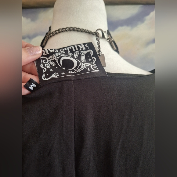 Killstar Cathedral Bell Sleeve Dress - Picture 5 of 6